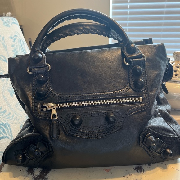 Balenciaga motocross giant black city bag - Picture 1 of 3